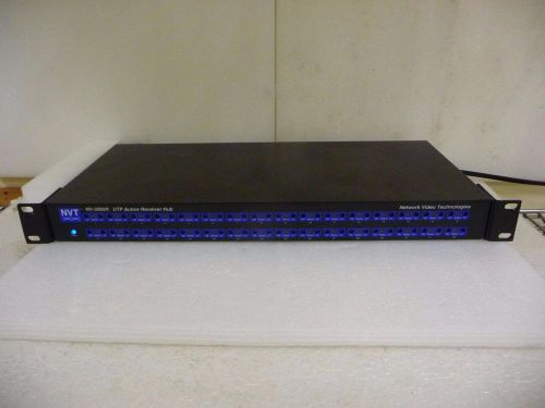 Nvt nv-3262r rack mountable 32 channel utp active video receiver hub for sale