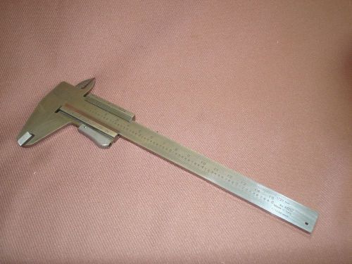 6in MACHINISTS VERNIER CALIPER STAINLESS, SCALES IN mm &amp; in,  CRAFTSMAN 40257
