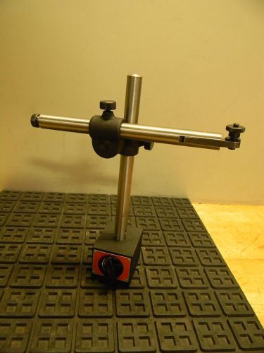 Starrett 659az heavy-duty magnetic base indicator holder w/ wooden case for sale