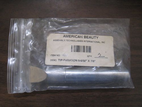 New American Beauty Paragon 45C Chisel Style Soldering Iron Tip 5-5/32&#034; x 7/8&#034;