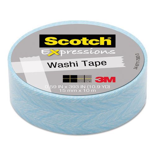 Expressions washi tape, .59&#034; x 393&#034;, feather for sale