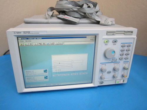 For parts or repair 16702b logic analysis system for sale