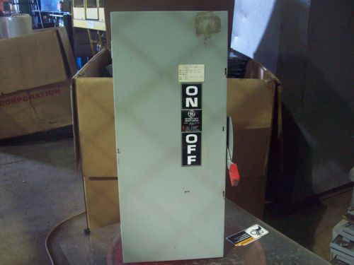 GE General Electric 200 Amp Safety Switch TH4324 240 Volt Fusible Nema 1