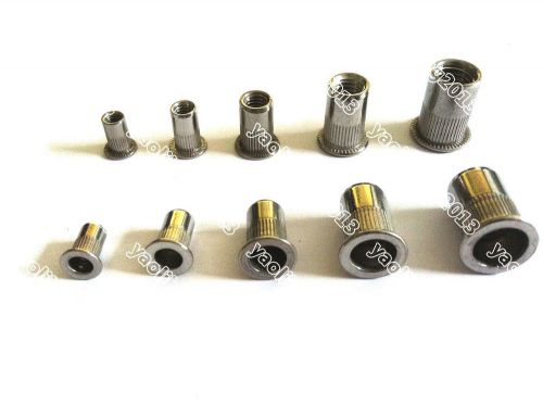 20pc metric stainless steel blind insert rivet nut rivnut m3 m4 m5 m6 m8 m10 m12 for sale