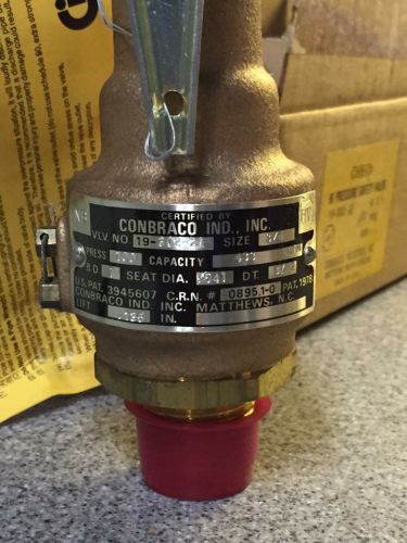 3/4&#034; x 1&#034; 19-302-21  hi pressure safety valve air conbraco nos for sale