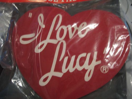I Love Lucy Mouse Pad Heart Shaped
