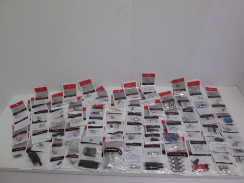 WHOLESALE LOT fuses,switches,connectors,and plugs RADIO SHACK 90 PCS.  #516