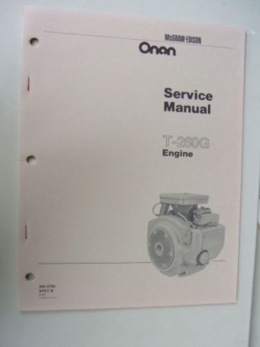 ONAN RDJF Series Diesel Engine Service Manual NOS Generator Genset Refer Welder
