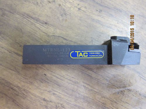INDEXABLE TURNING TOOL HOLDER NEW MTRNL-123 Tungaloy  TAC Carbide Insert Cutter