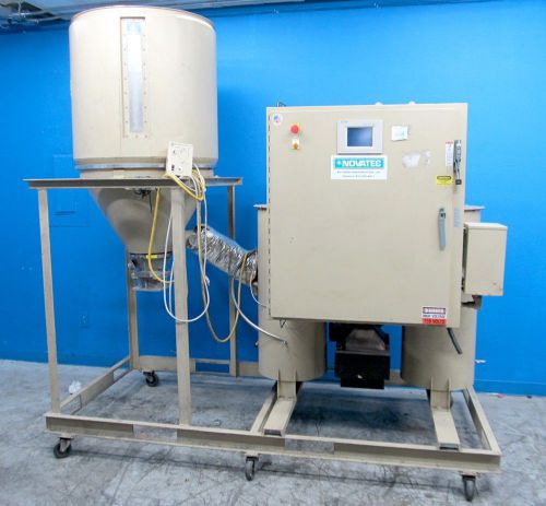 Novatec mpc-220 process dryer microprocessor controlled dryer w/ 600 lbs hopper for sale