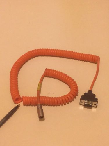 Coiled cable for hp 48gx calculator hard case to total station for sale