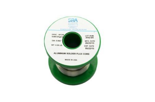 A.S.A.R. Aluminum Solder Wire 96 Sn/4 Ag .062 Flux Core