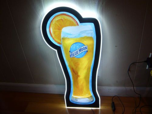 BLUEMOON BLUEMOON BEER 26&#034; X 13&#034; LED LIGHT BAR SIGN