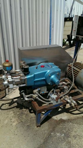 CAT 6040 triplex car wash pump with 25 hp motor 40 gpm at 1500psi