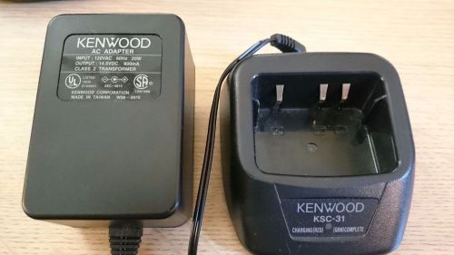 OEM Genuine Kenwood KSC31 Rapid Rate Charger TK2200 TK2202 TK3200 TK3202 TK3207