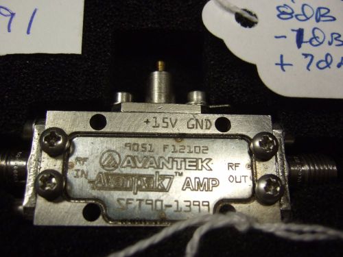 Avantek SFT90-1399 Amplifier 8 dB Gain 7-17 GHz