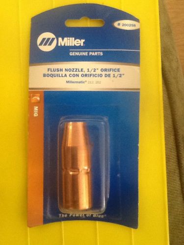 1 Miller 200258 Flush Nozzle 1/2&#034; Orifice Millermatic M-25 And M-40 MIG