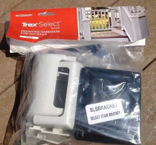 TREX Select Mounting Hardware For Cut Rails (STAIR) # WTSSELCUT CLASSIC WHITE