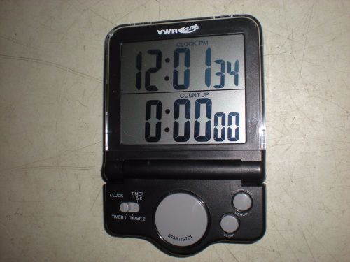 VWR Clock/Dual Timer - Powers up as shown.