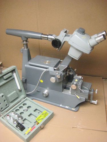 Sorvall MT-1 Porter-Blum Ultra-Microtome w/ microscope, light, &amp; accessories