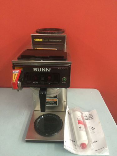 Bunn Model CWTF15 1L/1U Automatic 12 Cup Coffee Brewer w/ Filter &amp; Manual