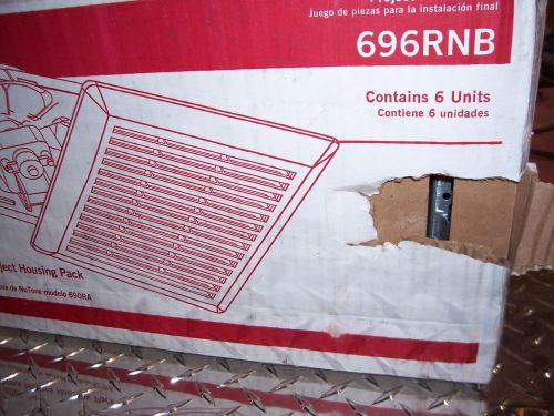 Case of 6 nu-tone 696rnb ventilation bath  fan power units w/grills white new for sale
