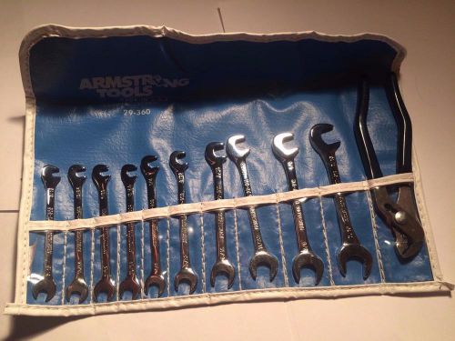 Armstrong Tools 4 Four Angle SAE Wrench Set 10pc 29-360 1/4 5/16 11/32 3/8 7/16