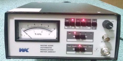 Wayne Kerr 257/03 Automatic Modulation Meter with Battery