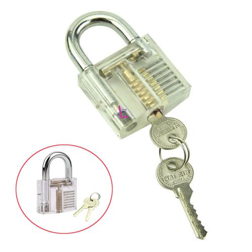 Pick cutaway inside view padlock lock for locksmith practice training skill set for sale