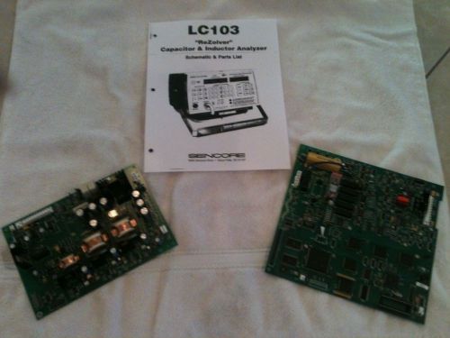 SENCORE LC103 (MAIN-BOARD) + (POWER BOARD) &amp; SCHEMATIC.  REPAIR YOUR OWN LC103!!