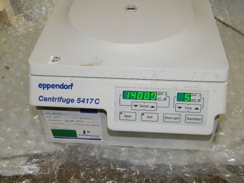 Eppendorf centrifuge 5417c, w fa 45-30-11 and a-12-11 rotors, and accessories for sale