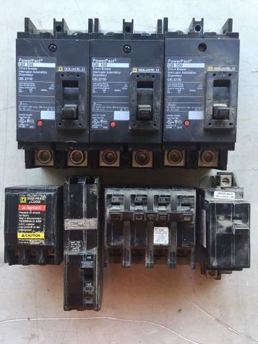 Square D Circuit Breakers *7pcs*