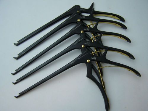 KERRISON Rongeurs 7&#034; Black (1,2,3,4,5,mm UP 45* Orthopedic Surgical Instruments