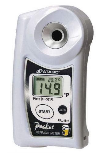 Atago pal-plato pocket refractmeter digital 0-30% brix beer measurement japanf/s for sale