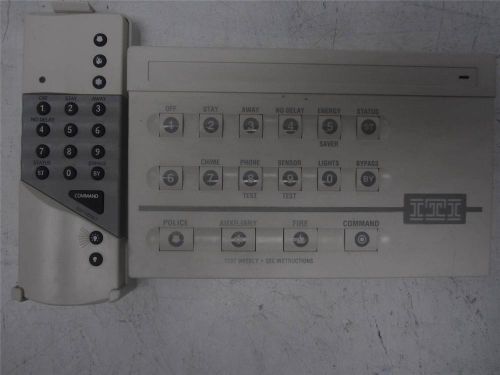 ITT GE 60-453 Freq 319.5 Caretaker Plus Security Keypad 8 Zone w/ Remote &amp; Mount