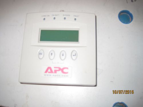 APC AP9215 PowerView Control Panel Interface Display Module for Symmet  Lot L316