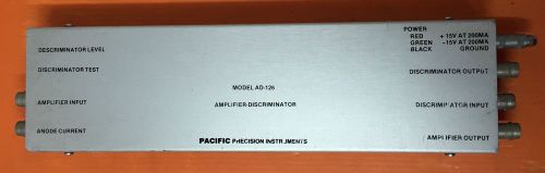 PACIFIC PRECISION INSTRUMENTS AD126 AD-126 AMPLIFIER - DISCRIMINATOR