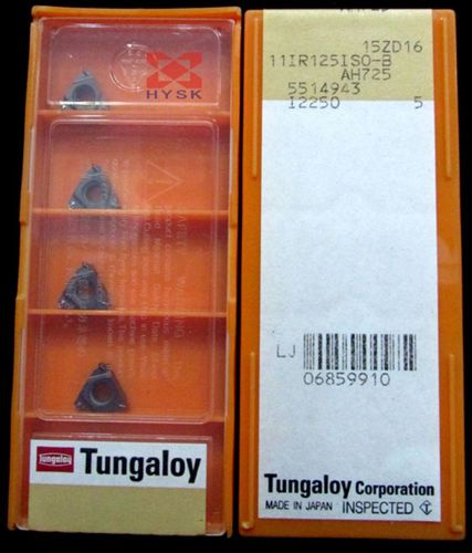 5PCS/Box NEW Tungaloy CNC blade 11IR125ISO-B AH725
