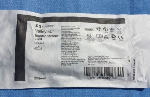 COVIDIEN VALLEYLAB DISPOSABLE BIPOLAR FORCEPS CORD X 17, EXP 2020
