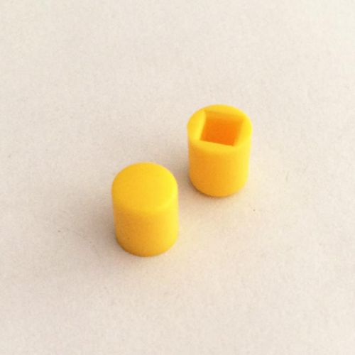 50pcs Round Switch Cap For A03  Switches Series Pushbutton Cover Yellow