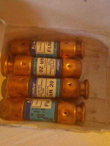 NOS LITTLEFUSE FLNR20 TIME DELAY DUAL ELEMENT CURRENT LIMITING FUSE(4)  -18L3#1