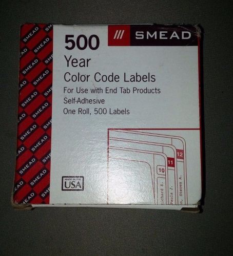 Smead 68315 Year Roll Bar-style Color-coded Label - 15 - 1.25&#034; 2015