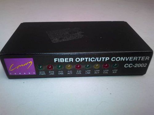 Fiber OPTIC/UTP Converter CC-2002 A216