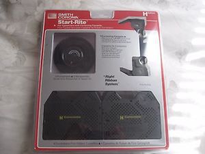 Smith Corona Set of 4 Correctable Film Ribbon Cassettes +/ 3 Print Wheels +