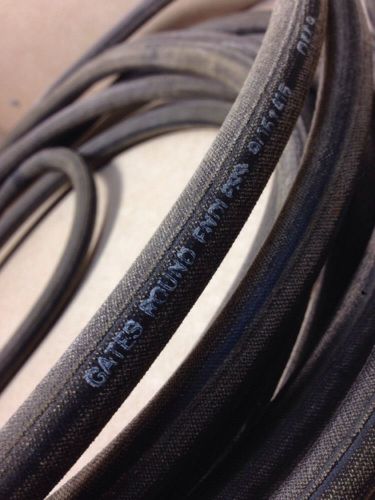 Gates round endless belt 9/16&#034;x 416&#034; solid black rubber for sale