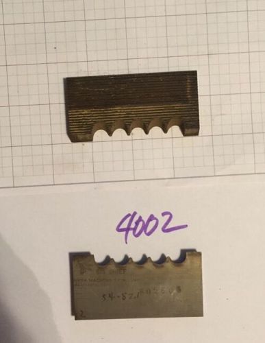 Lot 4002 Reeded Casing Moulding Weinig / WKW Corrugated Knives Shaper Moulder
