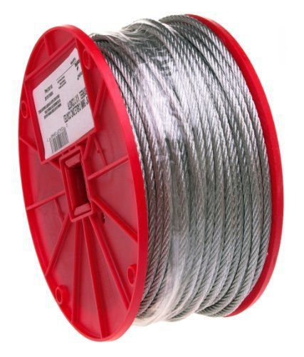 Campbell 1/4&#034; x 250 Galvanized Cable 7000827 Aircraft Cable