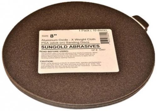 Sungold Abrasives 336084 120 Grit 6-Inch X-Weight Cloth Premium Industrial Alumi