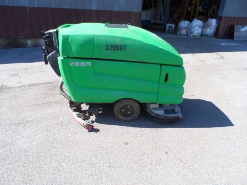 Tennant 5680 walk behind floor scrubber with charger for sale