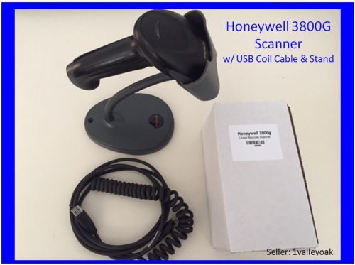 Honeywell 3800g Linear Barcode USB Scanner Cable and Stand 3800G14E 3800G15E